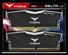 T-Force Delta RGB, Black, DDR4, 3600MHz, 16GB Kit(2 x 8GB), U-DIMM, CL18, 1.35V, Limited Lifetime Warranty