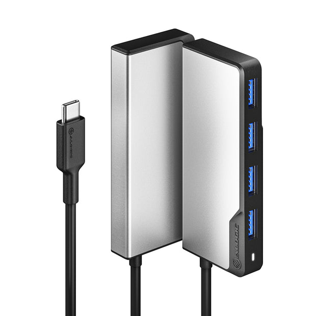 USB-C Fusion SWIFT 4-in-1 Hub - 4 x USB-A (USB 3.0) - Space Grey
