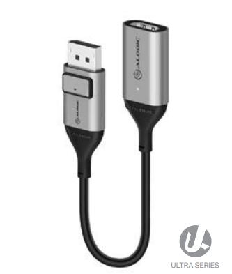 Ultra DisplayPort to HDMI Adapter -Male to Female -20cm -4k@60Hz - ACTIVE
