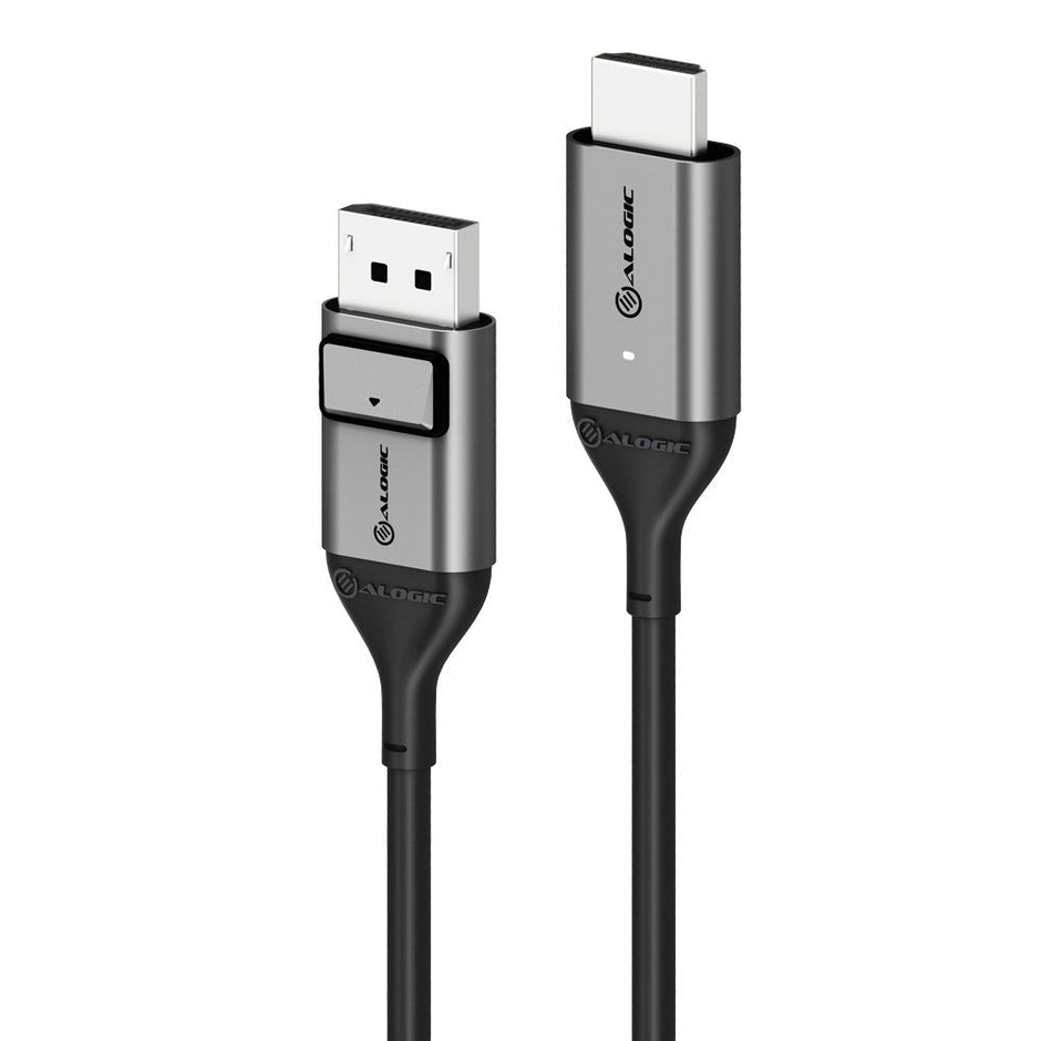 Ultra DisplayPort to HDMI Cable - Male to Male - 02m - 4K@60Hz - ACTIVE - Space Grey