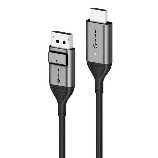 Ultra DisplayPort to HDMI Cable - Male to Male - 02m - 4K@60Hz - ACTIVE - Space Grey
