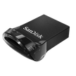 SanDisk Ultra Fit USB 3.1 Flash Drive, CZ430 128GB, USB3.2, Black, Plug & Stay, 5Y