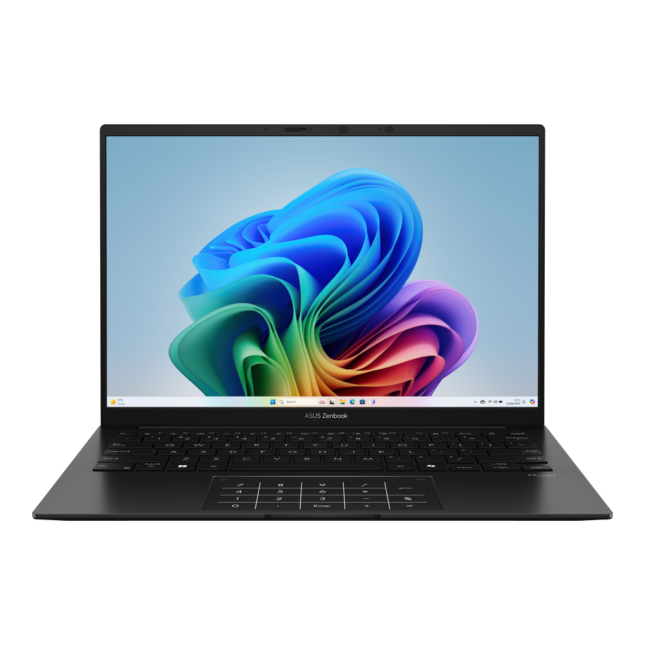 ASUS Zenbook 14 - AMD RYZEN AI 7 350/14.0"/3K (2880 x 1800) OLED 16:10 aspect ratio/LPDDR5X 16G [ON BD.]/512G PCIEG4/Jade Black/Win11 Home/1YR