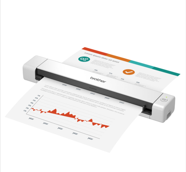 MOBILE DOCUMENT SCANNER 15 ppm Mono & Colour (300dpi) USB Bus Power