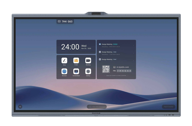 MAXHUB XBoard V7 series V5550 55" 4K All-in-one Conference Interactive Touch Display