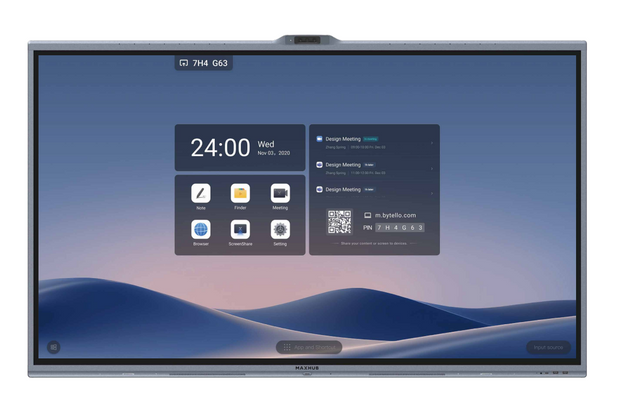 MAXHUB XBoard V7 series V8650 86" 4K All-in-one Conference Interactive Touch Display