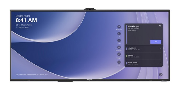 MAXHUB XBoard V7 series V925T 92inch 21 9 Microsoft Teams Rooms Interactive Touch Display