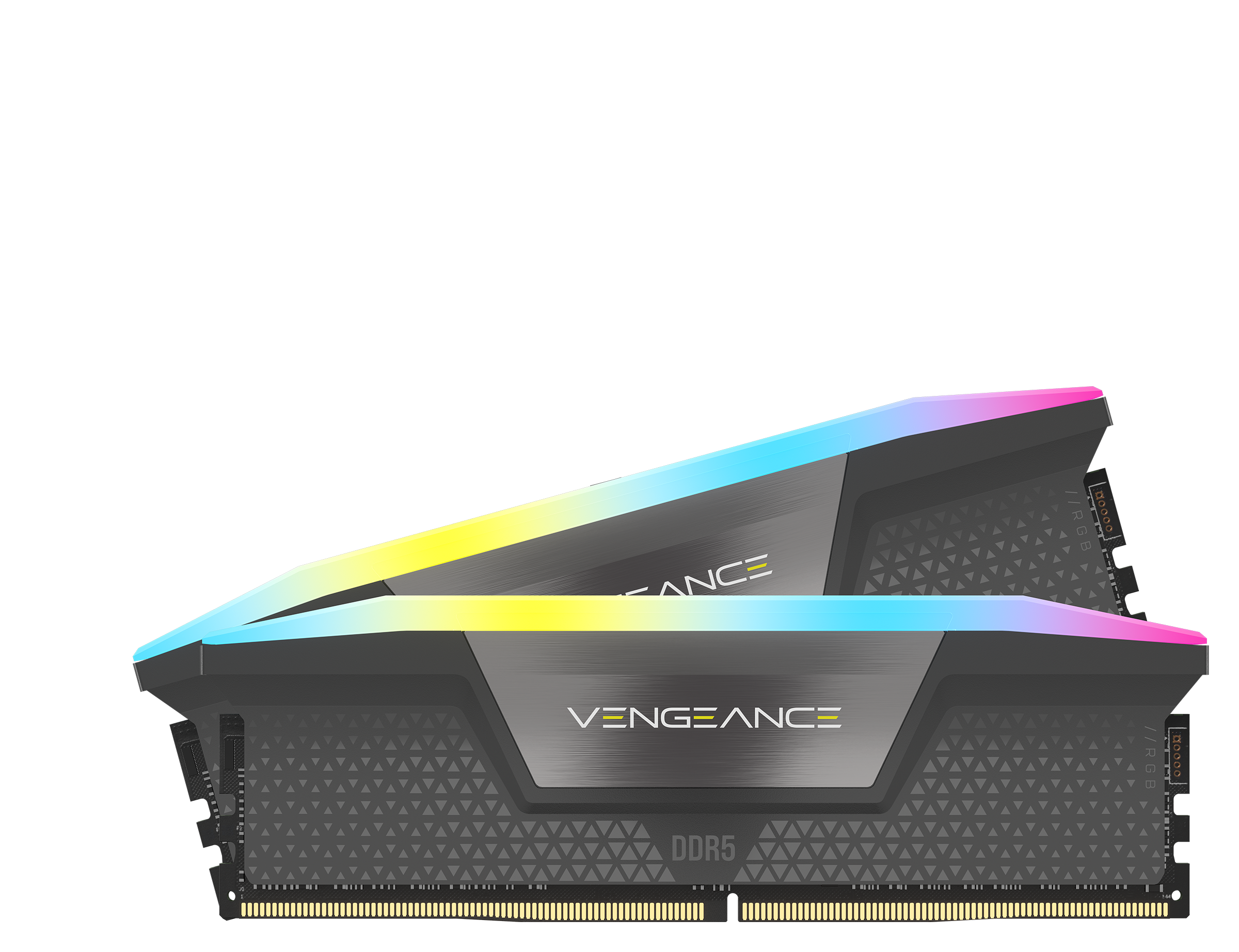 CORSAIR VENGEANCE RGB DDR5 96GB (2 x 48GB) DDR5 6000 CL36-44-44-96 1.40V AMD EXPO & Intel XMP - Grey