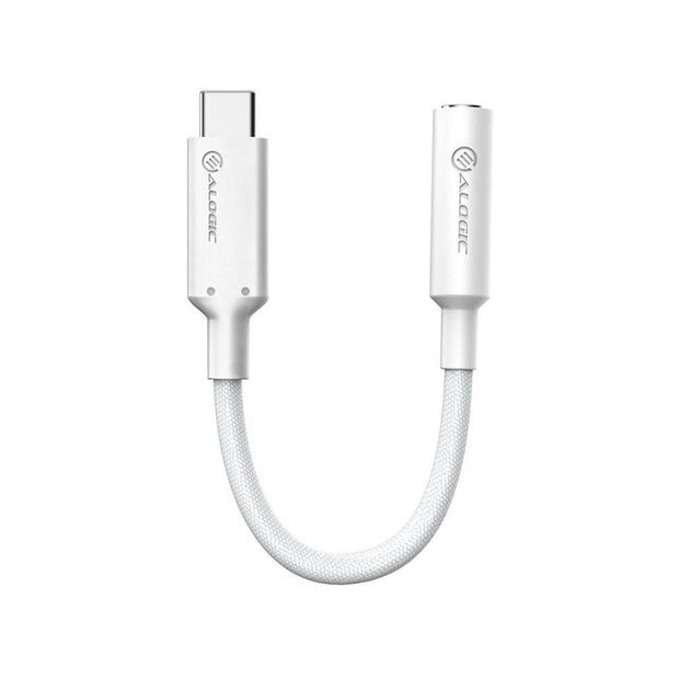 ALOGIC Elements PRO USB-C to 3.5mm Audio Adapter - White
