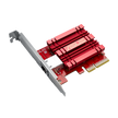 10GBase-T PCIe Network Adapter with backward compatibility of 5/2.5/1G and 100Mbps ; RJ45 port and built-in QoS