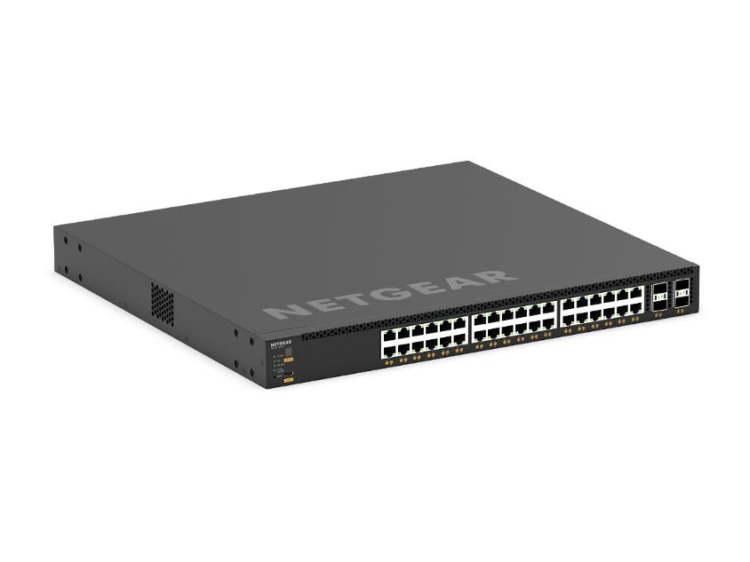 NETGEAR M4350-36X4V 40-port Stackable Layer 3 Fully Managed Switch with 36 x 10G/Multi-gig PoE++ & 4 x 25GBASE-X SFP28, ProSAFE Lifetime Warranty (XS