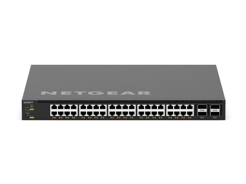 NETGEAR M4350-16V4C 44-port Stackable Layer 3 Fully Managed Switch with 40 x 10G/Multi-gig PoE++ & 4 x 100GBASE-X QSFP28, ProSAFE Lifetime Warranty