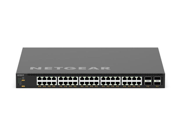 NETGEAR M4350-16V4C 44-port Stackable Layer 3 Fully Managed Switch with 40 x 10G/Multi-gig PoE++ & 4 x 100GBASE-X QSFP28, ProSAFE Lifetime Warranty