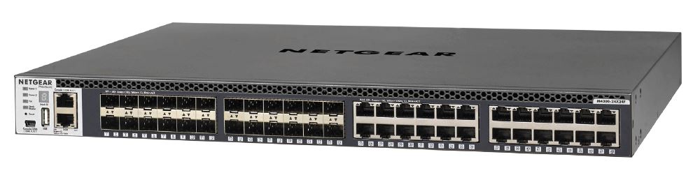 M4300-24X24F 48-Port Fully Managed Stackable Layer 3 Switch (48 x 10G ports: 24 x 10GBASE-T & 24 x SFP+)